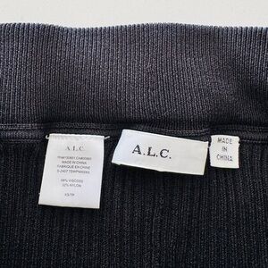 A.L.C. Ayla ribbed-knit bootcut pants XS